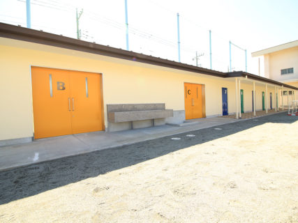 原里中学校部室体育器具庫