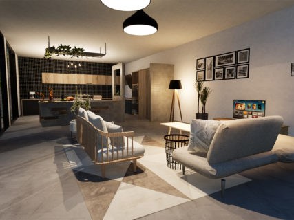 内観インテリア LDK1